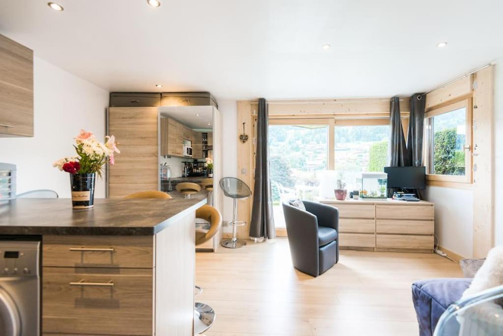 Pied-A-Terre Cosy Face Aux Pistes De La Princesse Daire Demi-Quartier Dış mekan fotoğraf